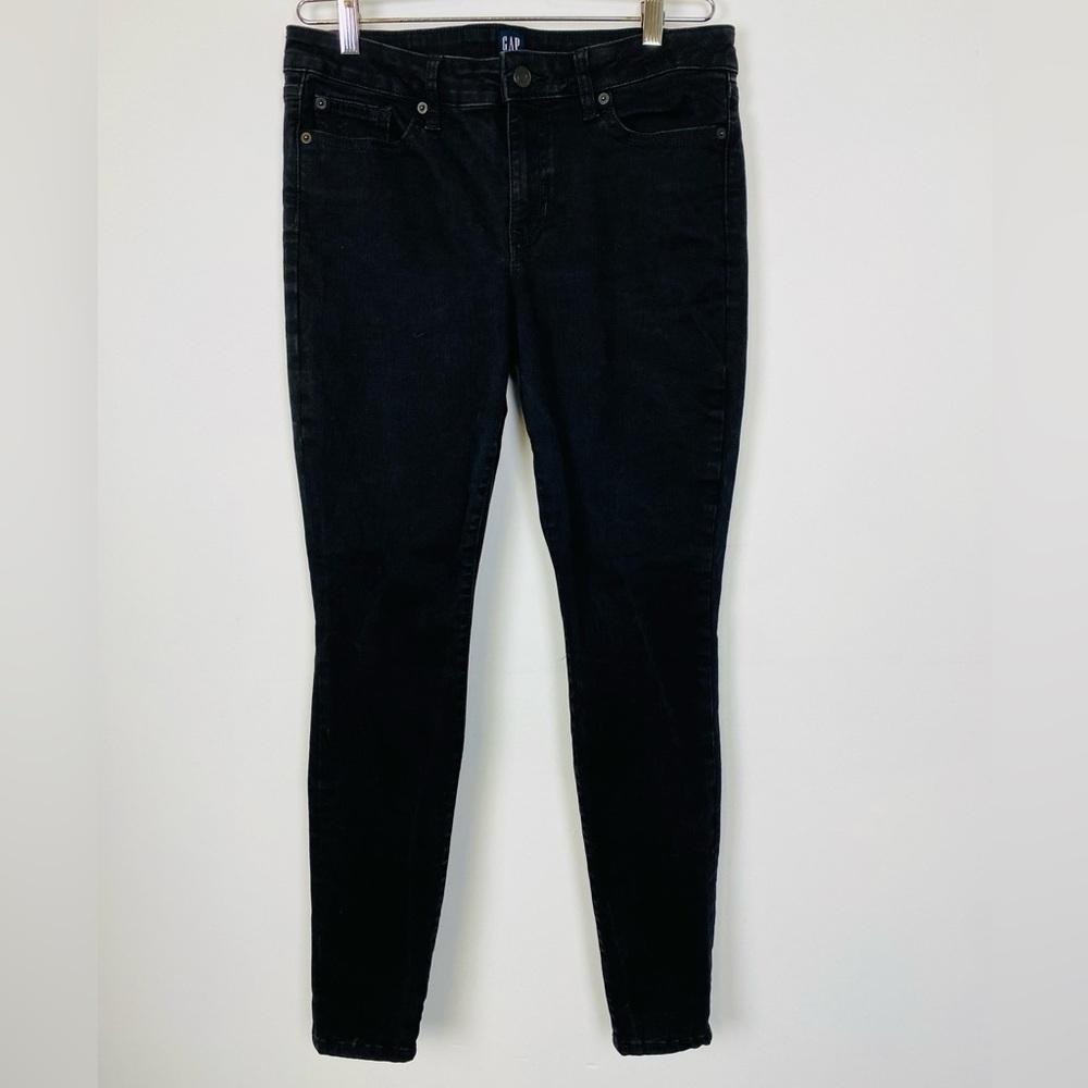 Gap Denim Legging Jeans Sculpted Jeans Ankle True Black Jeans Women’s 30 Regular